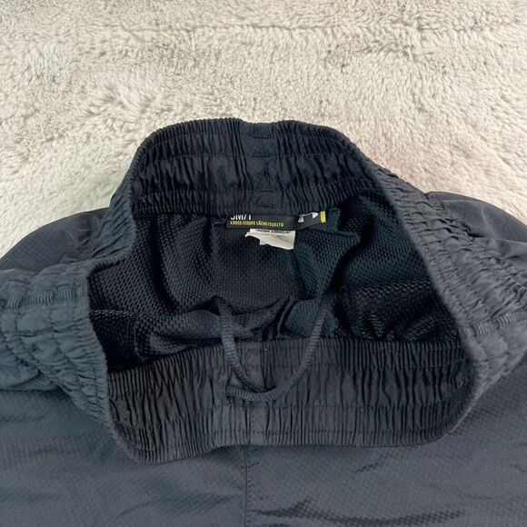 Under Armour Womens Small Windbreaker Track Pants Loose Fit Mesh Lined Ankle Zip - Picture 8 of 10